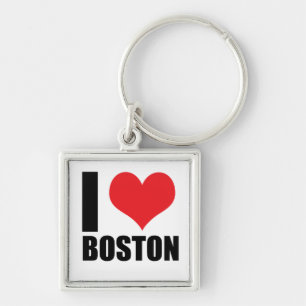 I love Boston Keychain
