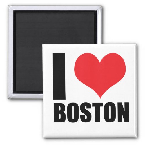 I love Boston Magnet