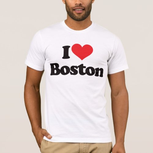 I Love Boston T_Shirt
