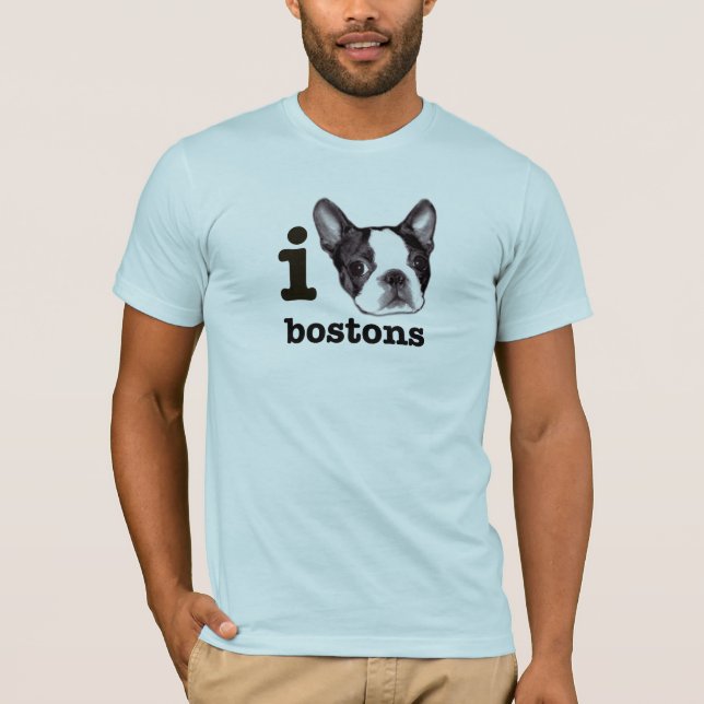 I Love Bostons T-shirt (Front)