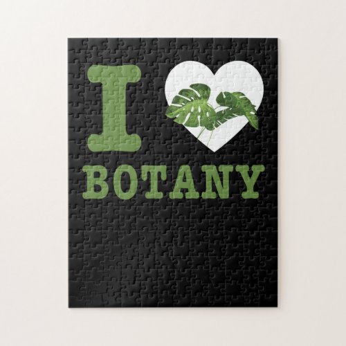 I Love Botany Botanist Plant Lover Jigsaw Puzzle