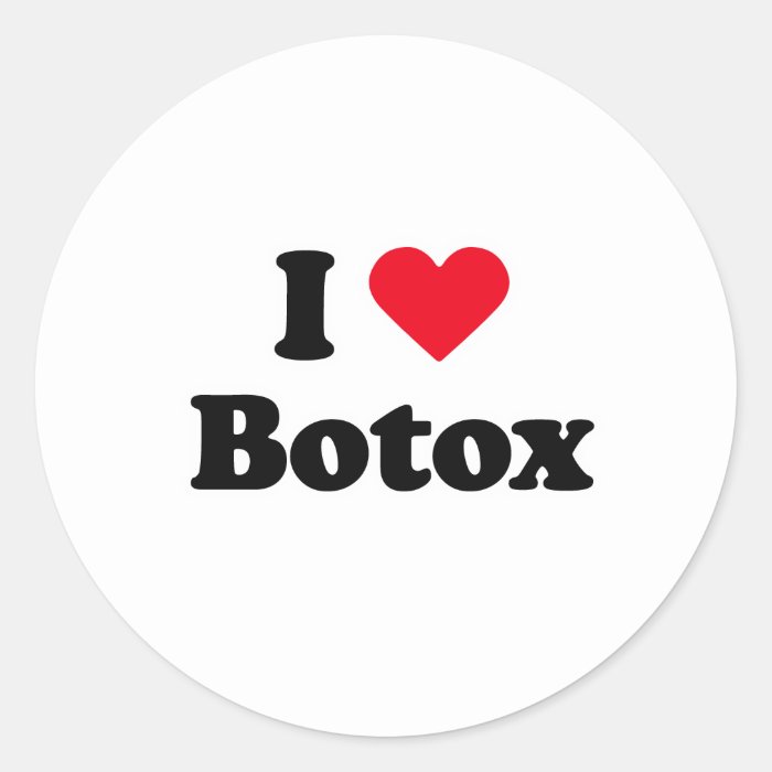 I love botox stickers