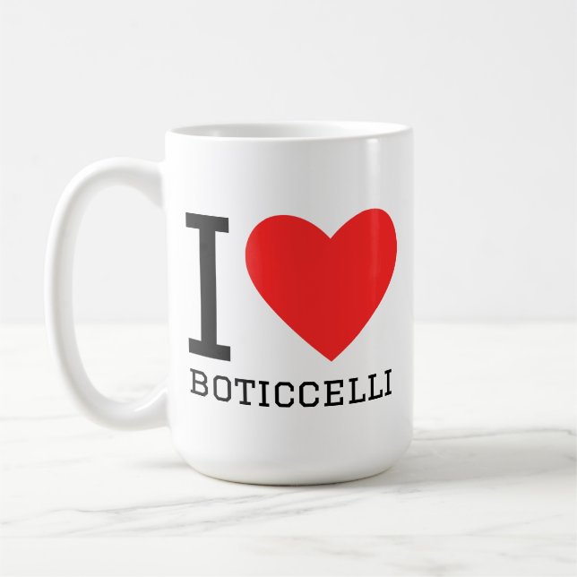 I love Botticelli  Coffee Mug (Left)