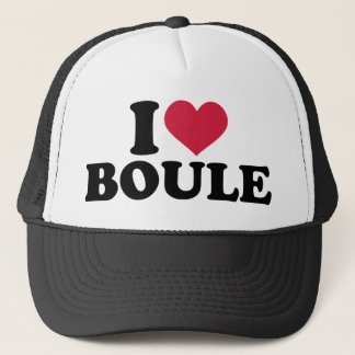I love Boule Petanque Trucker Hat