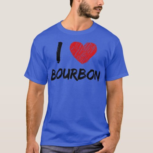 I Love Bourbon T_Shirt
