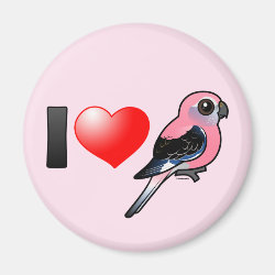 I Love Bourkies Round Magnet