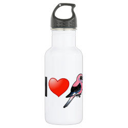 I Love Bourkies Water Bottle (24 oz)
