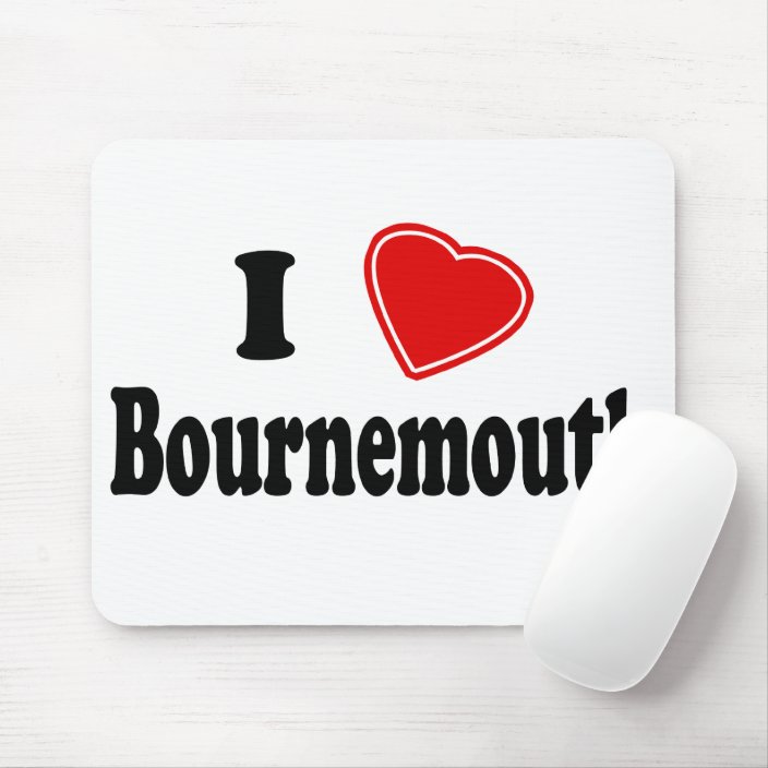 I Love Bournemouth Mousepad