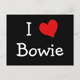 I Love Bowie Postcard