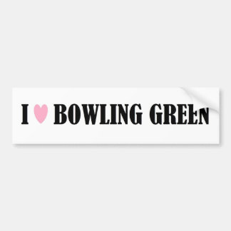 I Love Bowling Green Bumper Sticker