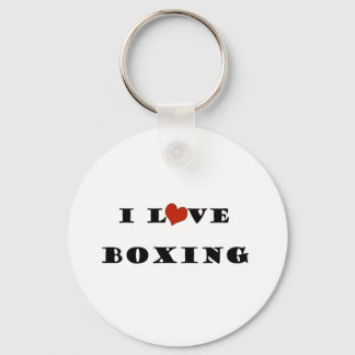 I Love Boxing.png Keychain