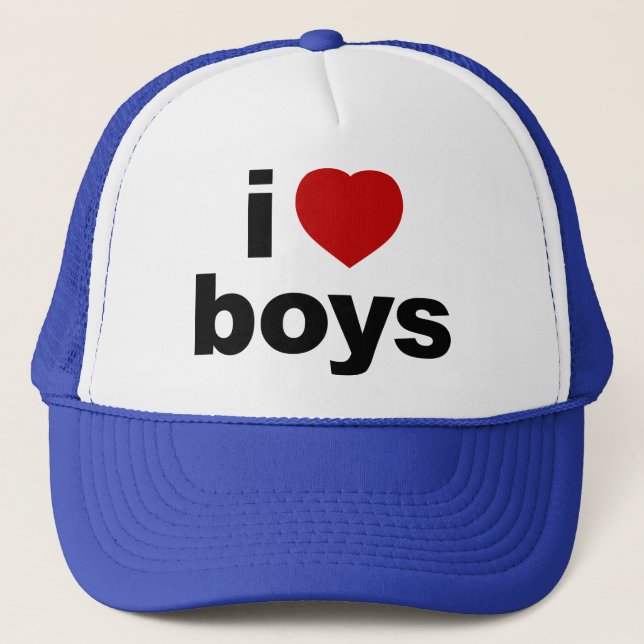 I Love Boys Hat (Front)