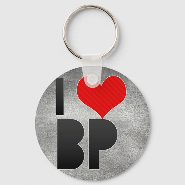 I Love BP Keychain (Front)