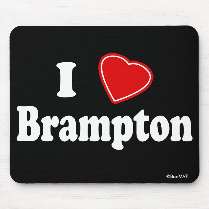 I Love Brampton Mousepad