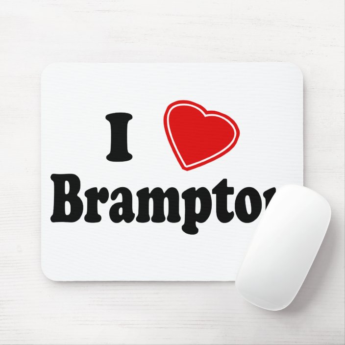 I Love Brampton Mousepad