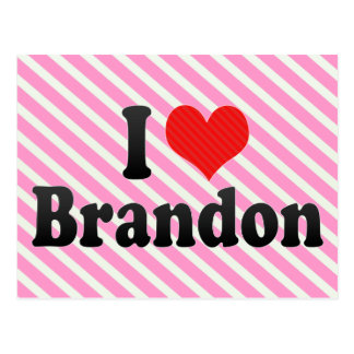 I Heart Brandon Cards, I Heart Brandon Card Templates, Postage ...
