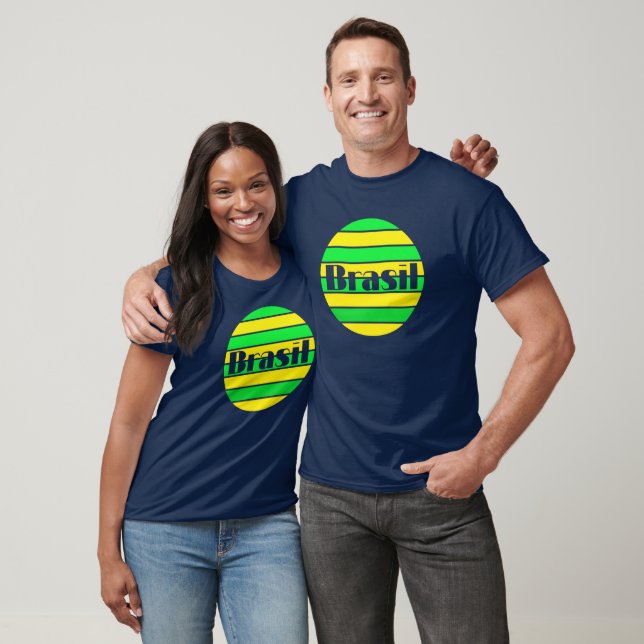 I Love Brasil Soccer love football soccer design  T-Shirt (Unisex)