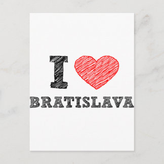 I love Bratislava Postcard