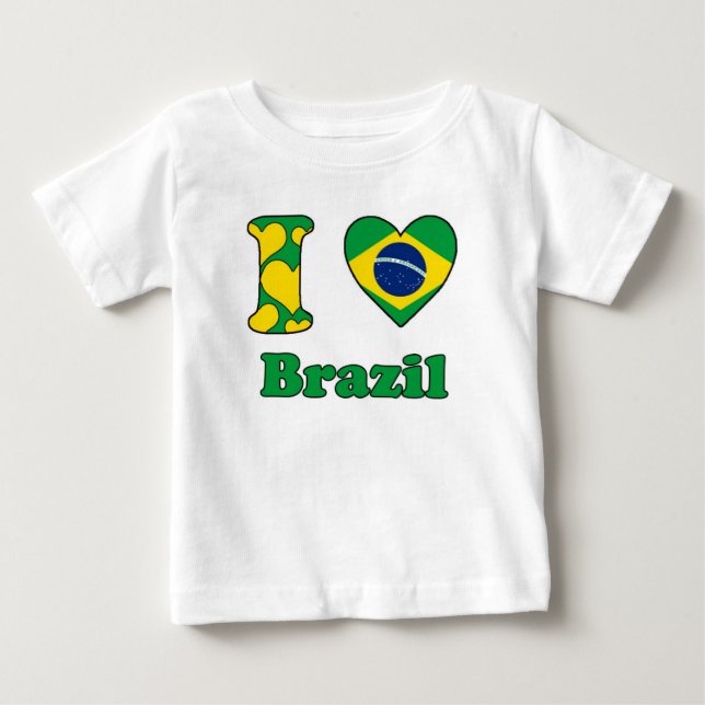 I love Brazil Baby T-Shirt (Front)