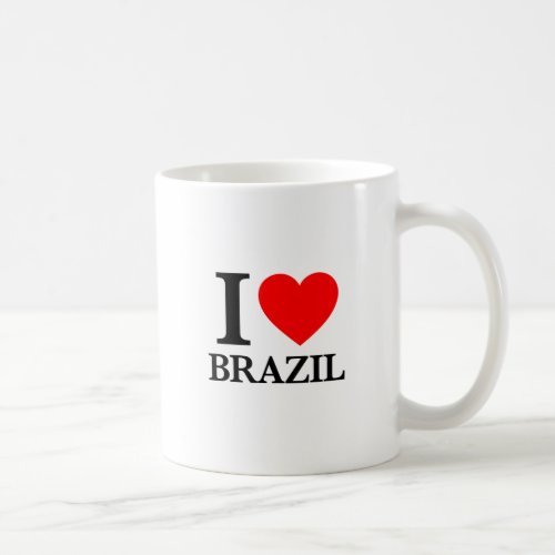 I Love Brazil Coffee Mug