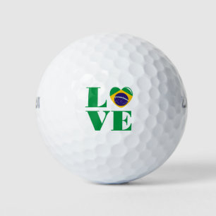 I love Brazil Golf Balls