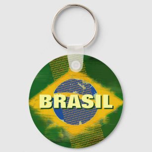 I love Brazil Keychain