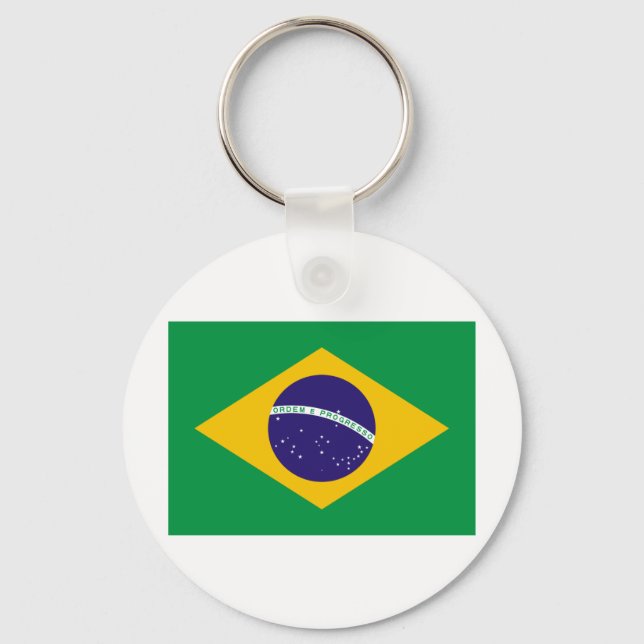 I Love Brazil Keychain (Front)
