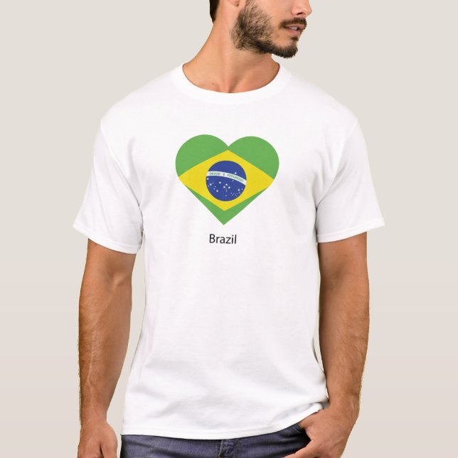 I Love Brazil T-Shirt (Front)