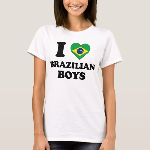 I love Brazilian Boys T_Shirt