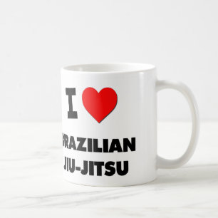 I Love Brazilian Jiu-Jitsu Coffee Mug