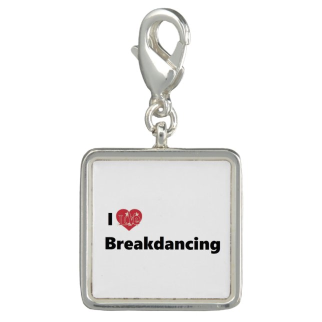 I Love Breakdancing Charm (Front)