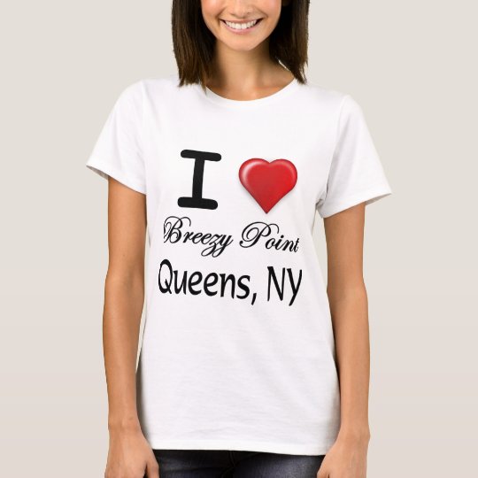 I Love Breezy Point Queens NY Relief Shirt