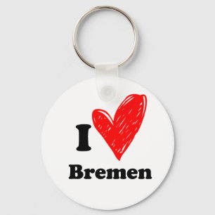 I love Bremen Keychain