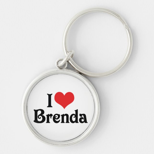I Love Brenda Keychain (Front)