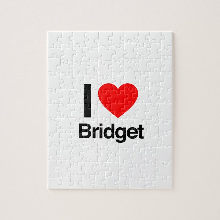 i love bridget puzzle