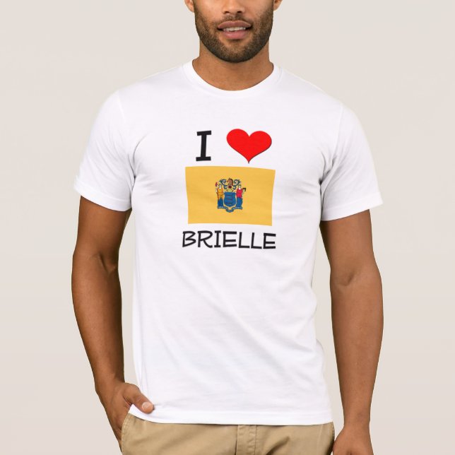I Love Brielle New Jersey T-Shirt (Front)
