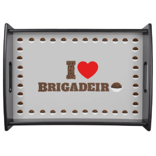 I Love Brigadeiro Serving Tray