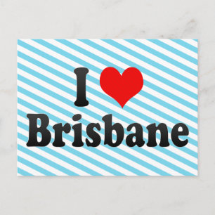 I Love Brisbane, Australia Postcard
