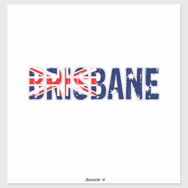 I love Brisbane Sticker (Sheet)