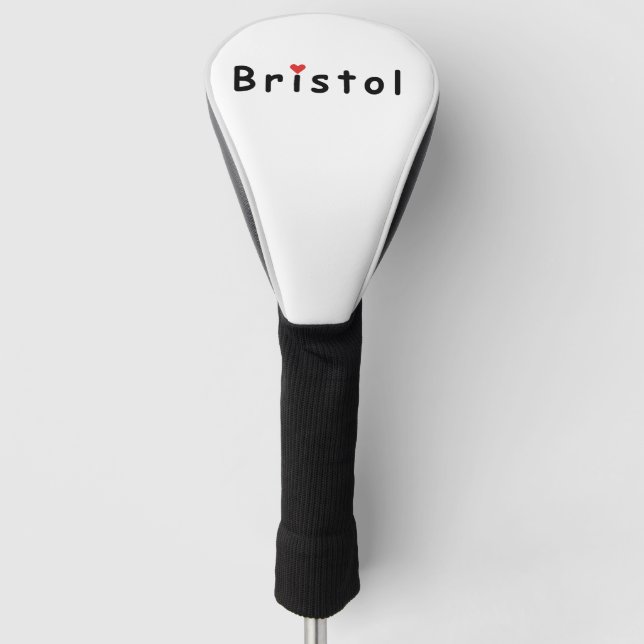 I love Bristol Golf Head Cover (Front)