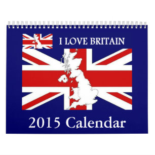 I LOVE BRITAIN 2015 Wall Calendar