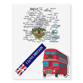 I Love Britain Tattoos
