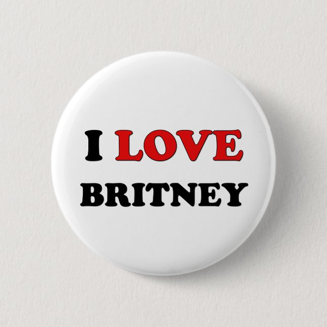 I Love Britney Button (Front)
