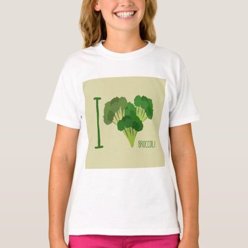 I Love Broccoli T_Shirt