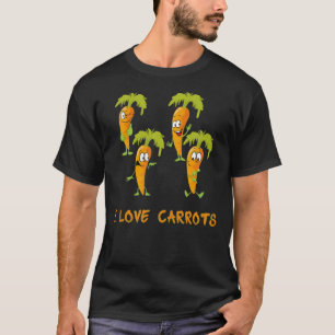 I Love broccoli With Giraffe Funny Broccoli t shi T-Shirt