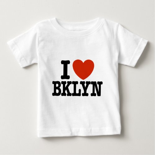 I Love Brooklyn Baby T_Shirt