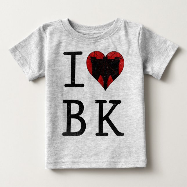 I Love Brooklyn BK NYC   Baby T-Shirt (Front)