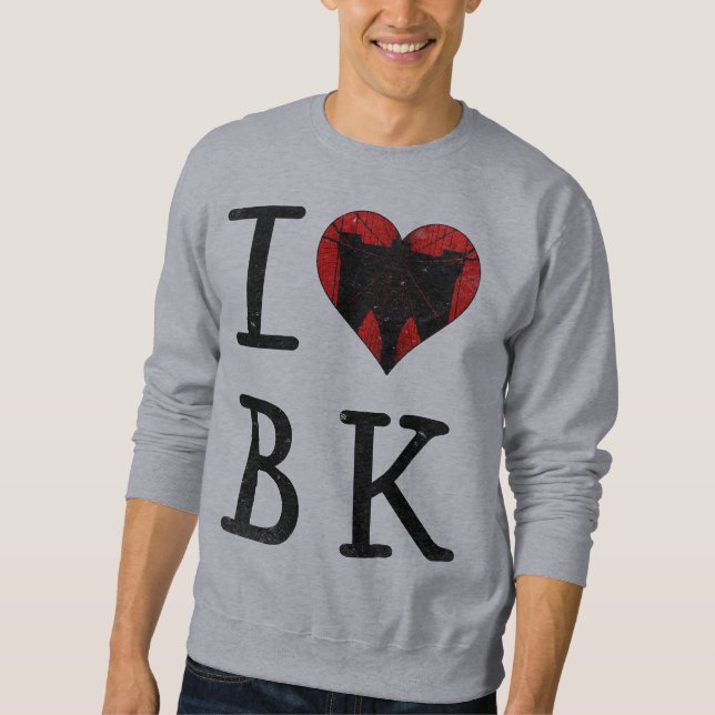 I Love Brooklyn BK NYC Sweatshirt (Front)