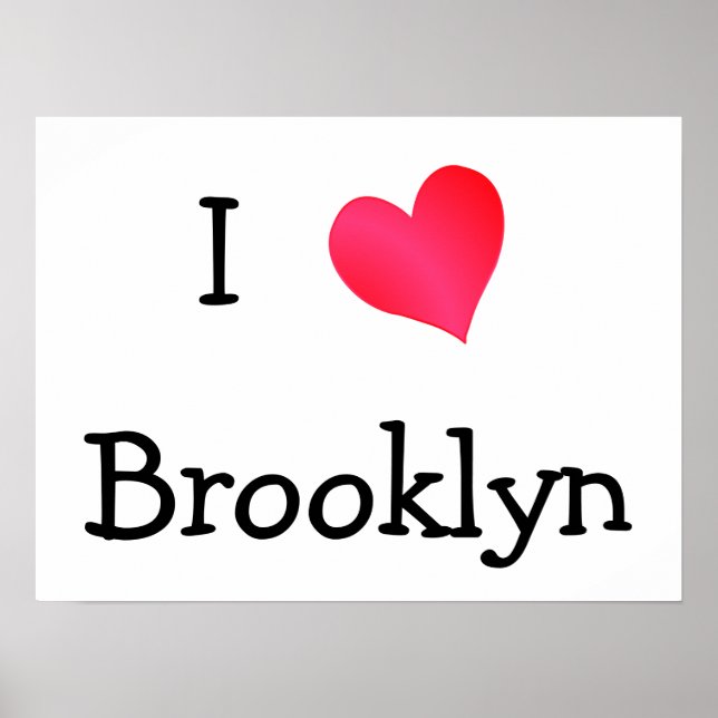 I Love Brooklyn Poster (Front)