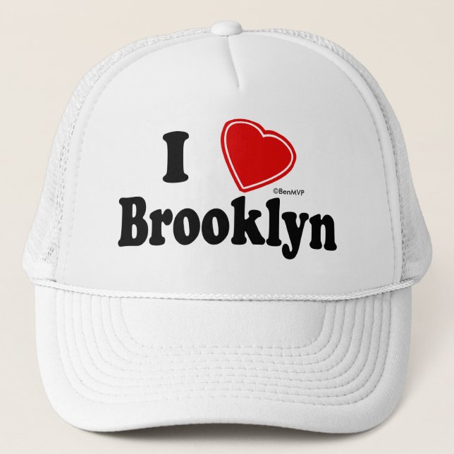 I Love Brooklyn Trucker Hat (Front)
